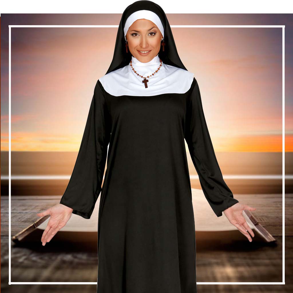 Disfraces de Monjas para hombre, mujeres y ni&ntilde;as